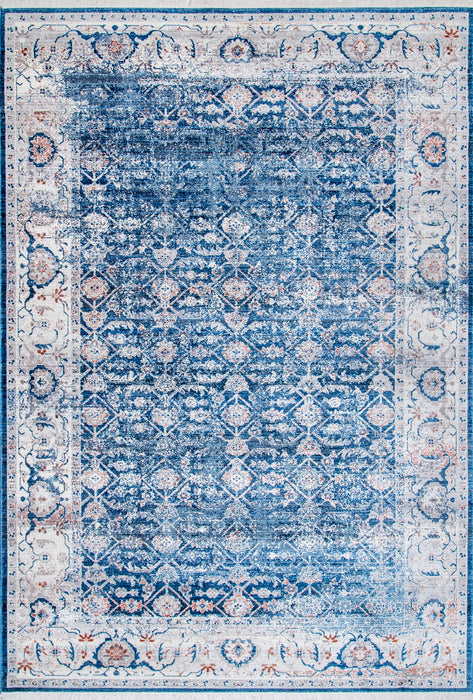 Vintage blauw Perzisch vloerkleed 160x230 cm