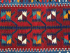 Vintage Blue Red Kilim Rug 137cm x 87cm Handmade Turkey