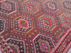 Vintage Blush Pink Turkish Kilim Rug 330cm x 151cm