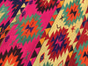 Vintage Bohemian Kilim Rug 236 cm x 150 cm Handwoven Turkey