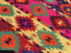 Vintage Bohemian Kilim Rug 236 cm x 150 cm Handwoven Turkey
