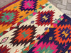 Vintage Bohemian Kilim Rug 236 cm x 150 cm Handwoven Turkey