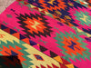 Vintage Bohemian Kilim Rug 236 cm x 150 cm Handwoven Turkey
