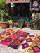 Vintage Bohemian Kilim Rug 236 cm x 150 cm Handwoven Turkey