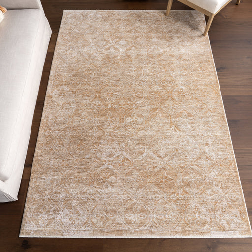 Vintage Brown Medallion Area Rug 150x240 cm