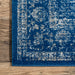 Vintage Dark Blue Persian Area Rug 160x230 cm