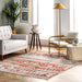 Vintage Distressed Area Rug Rust 160x230 cm
