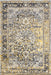 Vintage Gold Star Petal Area Rug 120x180 cm