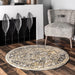 Vintage Gold Star Petal Area Rug 160x230 cm