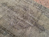 Vintage Gray Distressed Wool And Cotton Rug 212 cm x 119 cm