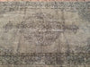 Vintage Gray Distressed Wool And Cotton Rug 212 cm x 119 cm