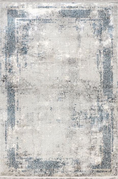 Vintage Grey Distressed Fringe Area -matto 120x180 cm