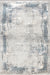 Vintage Grey Distressed Fringe Area Rug 120x180 cm