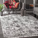 Vintage Grey Fringe Area Rug 160x230 cm