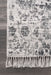 Vintage Grey Fringe Area Rug 160x230 cm