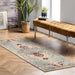 Vintage Grey Medallion Area Rug 150x240 cm