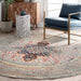Vintage Grey Medallion Area Rug 160x230 cm