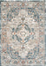 Vintage Grey Winged Cartouche Area Rug 160x230 cm