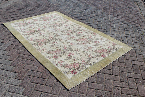 Vintage Hand Knotted Anatolian Area Rug 150 x 234 cm