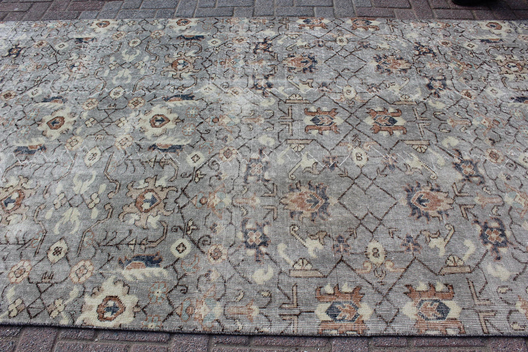 Vintage Hand Knotted Anatolian Runner Rug 157x291 cm