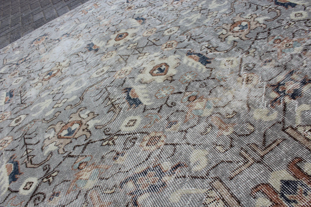 Vintage Hand Knotted Anatolian Runner Rug 157x291 cm