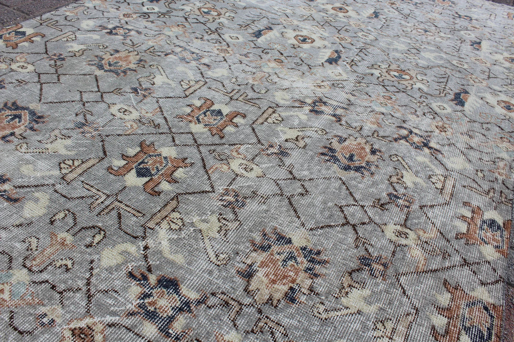 Vintage Hand Knotted Anatolian Runner Rug 157x291 cm