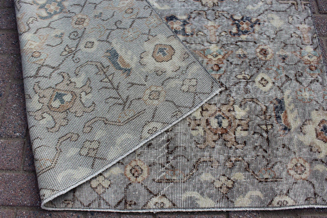 Vintage Hand Knotted Anatolian Runner Rug 157x291 cm