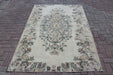 Vintage Hand Knotted Anatolian Runner Rug 226x254 cm