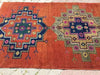 Vintage Hand Knotted Anatolian Tribal Area Rug 176 x 118 cm