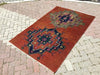 Vintage Hand Knotted Anatolian Tribal Area Rug 176 x 118 cm