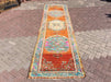 Vintage Hand Knotted Anatolian Wool Rug 366cm x 97cm