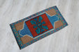 Vintage Hand-Knotted Mini Rug 39cm x 77cm Isparta Turkey