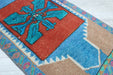 Vintage Hand-Knotted Mini Rug 39cm x 77cm Isparta Turkey