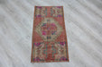 Vintage Hand-Knotted Mini Rug Syca 45cm x 85cm Isparta Turkey