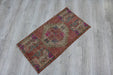 Vintage Hand-Knotted Mini Rug Syca 45cm x 85cm Isparta Turkey