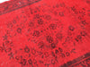 Vintage Hand Knotted Over Dyed Rug 218cm x 129cm