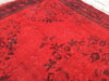 Vintage Hand Knotted Over Dyed Rug 218cm x 129cm