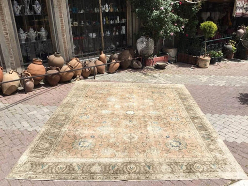 Vintage Hand Knotted Patchwork Rug 370cm x 299cm