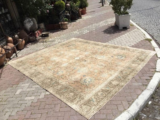 Vintage Hand Knotted Patchwork Rug 370cm x 299cm