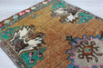 Vintage Hand-Knotted Rose Mini Rug 56 cm x 103 cm