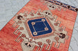 Vintage Hand-Knotted Runner Rug 104cm x 367cm