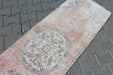 Vintage Hand-Knotted Runner Rug 61cm x 332cm