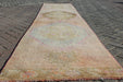Vintage Hand-Knotted Runner Rug 81cm x 404cm Wool