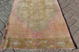 Vintage Hand-Knotted Runner Rug 81cm x 404cm Wool