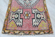 Vintage Hand-Knotted Turkish Mini Rug 46cm x 97cm #558