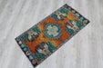 Vintage Hand-Knotted Turkish Mini Rug 50cm x 100cm