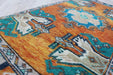 Vintage Hand-Knotted Turkish Mini Rug 50cm x 100cm