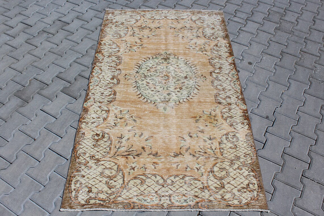 Vintage Hand-Knotted Turkish Rug 115cm x 197cm #398