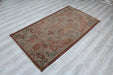 Vintage Hand-Knotted Turkish Rug 116cm x 219cm Unique Design