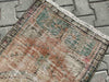 Vintage Hand-Knotted Turkish Rug 133cm x 63cm
